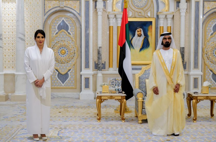  Mohammed bin Rashid receives credentials of three new foreign ambassadors