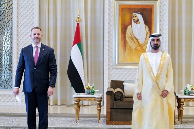  Mohammed bin Rashid receives credentials of new ambassadors to UAE