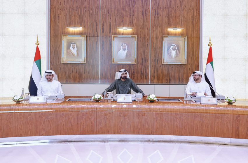  Mohammed bin Rashid chairs Cabinet meeting and approves the convening of the UAE Government Annual Meetings