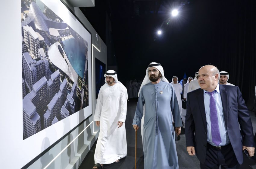  His Highness Sheikh Mohammed bin Rashid reviews cultural district project in Dubai South