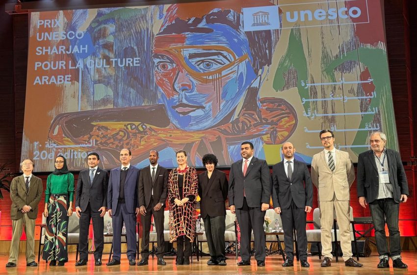  Sharjah illuminates Paris with its UNESCO-Arab Culture Award