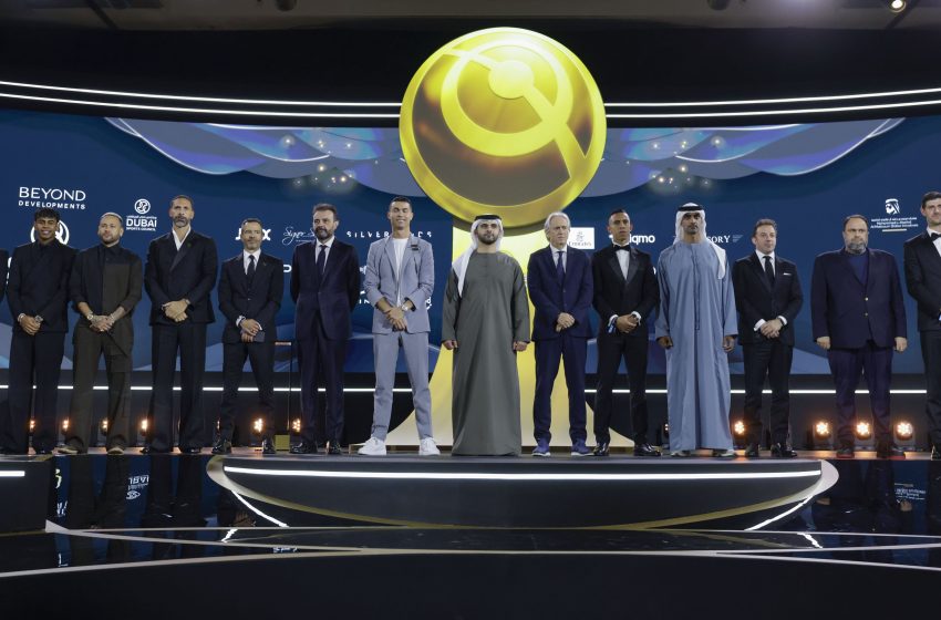  Mansoor bin Mohammed crowns winners of 15th Globe Soccer Dubai Awards