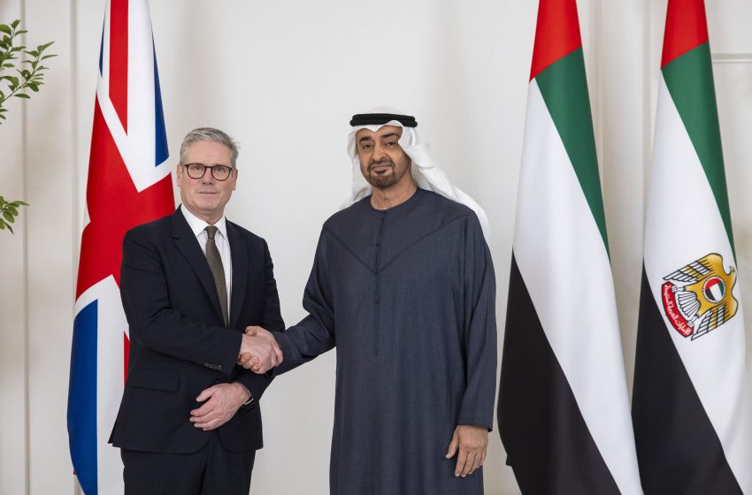  UAE President, UK Prime Minister discuss bilateral relations