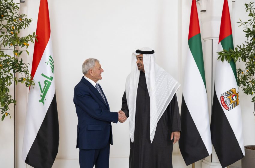  UAE, Iraqi Presidents discuss bilateral relations